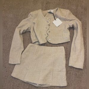 Preppy button up set 🤎